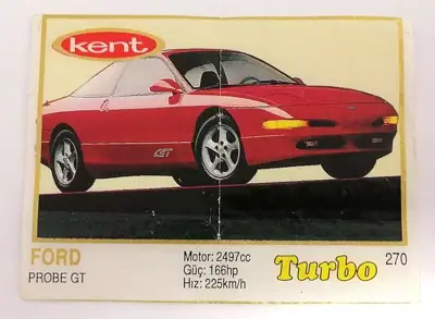 Снимка за обява „⭐ Картинка Turbo Турбо жълто 270 Ford Probe GT ⭐"