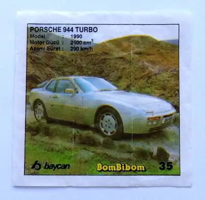 Снимка за обява „⭐ Картинка BomBibom 1-60 35 Porsche 944 Turbo ⭐"