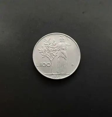 Снимка за обява „🇮🇹 Италия 1975 100 лири 🇮🇹"