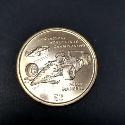 Снимка за обява „🇮🇲 Остров Ман 1994 2 паунда Индикар рядка монета 🇮🇲"