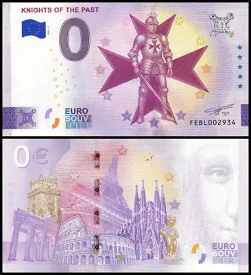 Снимка за обява „🇲🇹 Малта 2025 0 евро Knights of the Past UNC нова 🇲🇹"