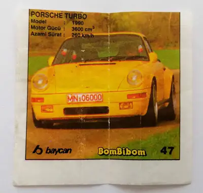 Снимка за обява „⭐ Картинка BomBibom 1-60 47 Porsche Turbo ⭐"