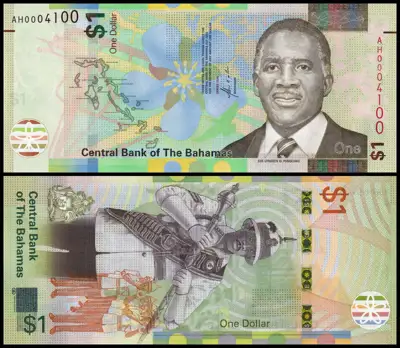 Снимка за обява „🇧🇸 Бахамски острови 2024 1 долар UNC нова 🇧🇸"
