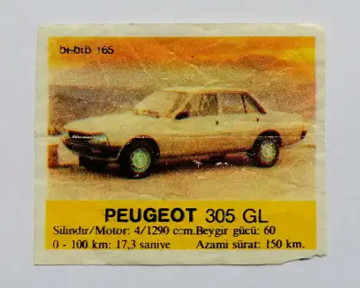 Снимка за обява „⭐ Картинка Би-Бип 165 Peugeot 305 GL ⭐"