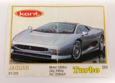 Снимка за обява „⭐ Картинка Turbo Турбо жълто 264 Jaguar XY-220 ⭐"