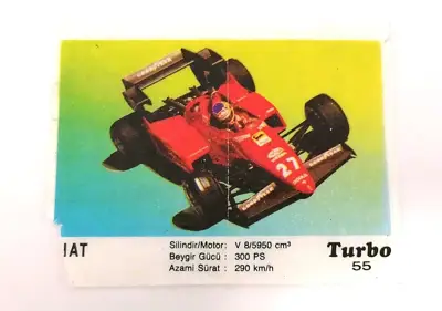 Снимка за обява „⭐ Картинка Turbo Турбо черно 55 Fiat ⭐"