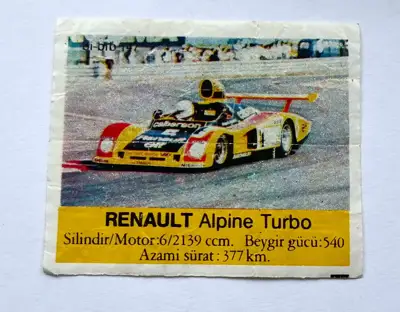 Снимка за обява „⭐ Картинка Би-Бип 147 Renault Alpine Turbo ⭐"