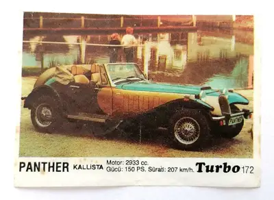 Снимка за обява „⭐ Картинка Turbo Турбо черно 172 Panther Kallista ⭐"