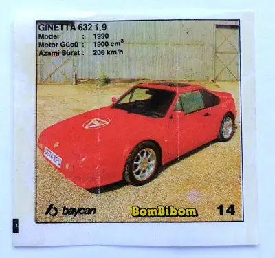 Снимка за обява „⭐ Картинка BomBibom 1-60 14 Ginetta 632 1.9 ⭐"
