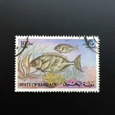 Снимка за обява „🇧🇭 Бахрейн 1985 100 филс Риби 🇧🇭"