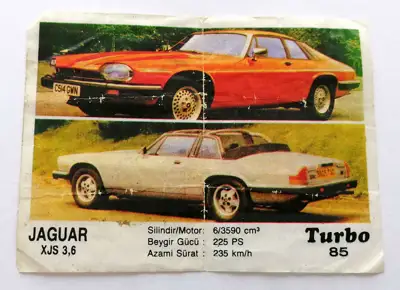 Снимка за обява „⭐ Картинка Turbo Турбо черно 85 Jaguar XJS 3,6 ⭐"