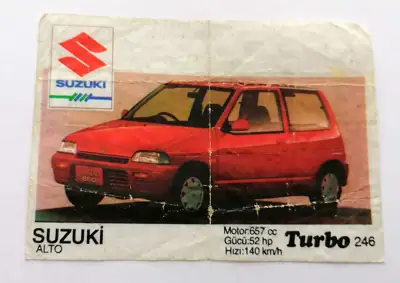 Снимка за обява „⭐ Картинка Turbo Турбо черно 246 Suzuki Alto ⭐"