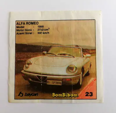 Снимка за обява „⭐ Картинка BomBibom 1-60 23 Alfa Romeo 2 ⭐"