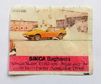 Снимка за обява „⭐ Картинка Би-Бип 34 Simca Bagheera ⭐"