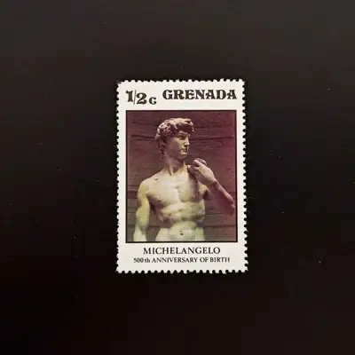 Снимка за обява „🇬🇩 Гренада 1975 1/2 цента Микеланджело 🇬🇩"