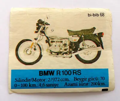 Снимка за обява „⭐ Картинка Би Бип Bi Bib 68 BMW R 100 RS ⭐"