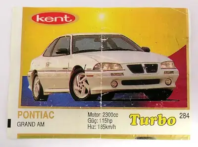Снимка за обява „⭐ Картинка Turbo Турбо жълто 284 Pontiac Grand AM ⭐"
