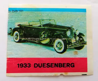 Снимка за обява „⭐ Картинка Би Бип Bi Bib 101 1933 Duesenberg ⭐"