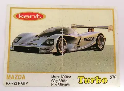 Снимка за обява „⭐ Картинка Turbo Турбо жълто 276 Mazda RX-792 P GTP ⭐"
