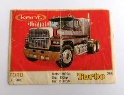 Снимка за обява „⭐ Картинка Turbo Турбо жълто 266 Ford LTL 9000 ⭐"