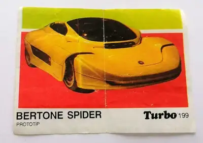 Снимка за обява „⭐ Картинка Turbo Турбо черно 199 Bertone Spider ⭐"