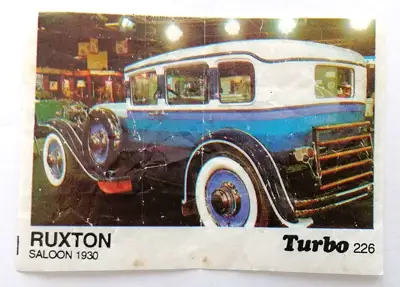 Снимка за обява „⭐ Картинка Turbo Турбо черно 226 Ruxton Saloon 1930 ⭐"
