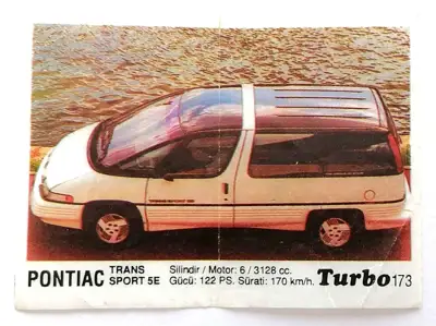 Снимка за обява „⭐ Картинка Turbo Турбо черно 173 Pontiac Trans Sport ⭐"