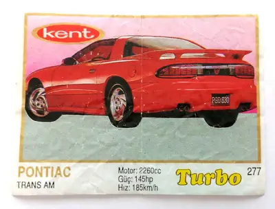 Снимка за обява „⭐ Картинка Turbo Турбо жълто 277 Pontiac Trans AM ⭐"