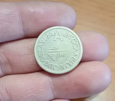 Снимка за обява „Монетен жетон Югославия"