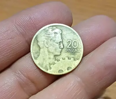 Снимка за обява „20 динара Югославия 1955"