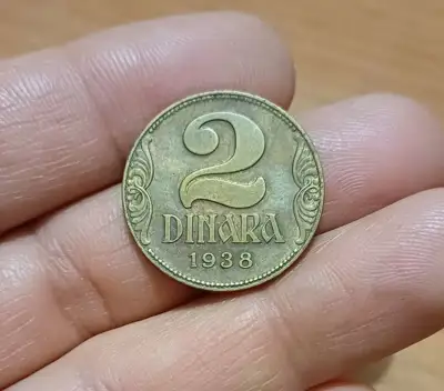 Снимка за обява „2 динара Югославия 1938"