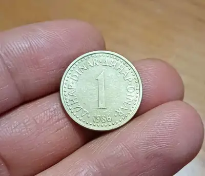 Снимка за обява „1 динар Югославия 1986"