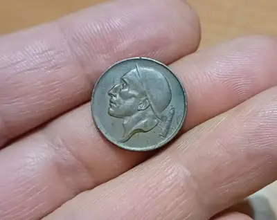 Снимка за обява „50 центимес Белгия 1954"