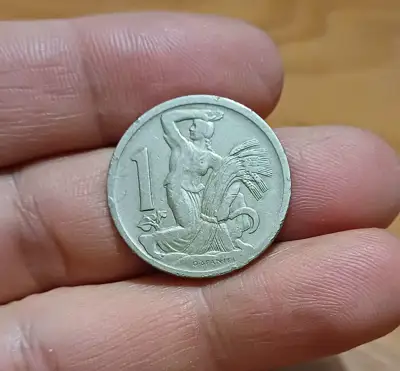Снимка за обява „1 крона Чехословакия 1923"