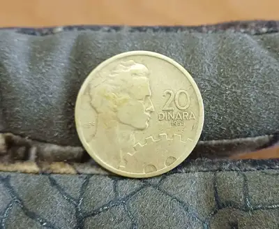 Снимка за обява „20 динара Югославия 1955"