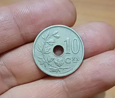 Снимка за обява „10 центимес Белгия 1927"