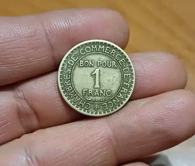 Снимка за обява „1 франк Франция 1923"
