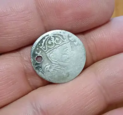 Снимка за обява „3 сребърни гроша 1585 Стефан Батори"
