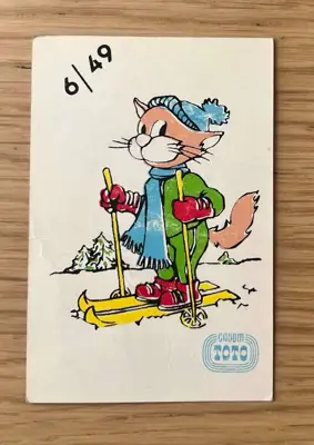 Снимка за обява „Джобно календарче 1991 година"