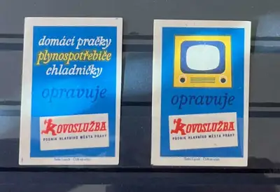 Снимка за обява „Чехословакия – Кибритени етикети „Kovoslužba“"