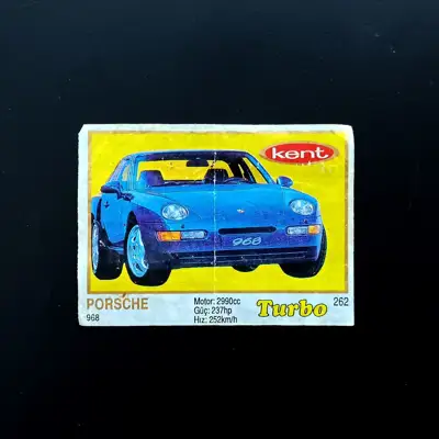 Снимка за обява „⭐ Картинка Turbo Турбо жълто 262 Porsche 968 ⭐“