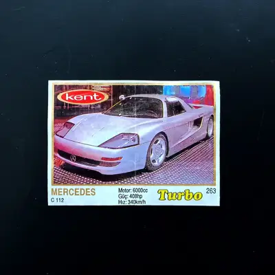 Снимка за обява „⭐ Картинка Turbo Турбо жълто 263 Mercedes C 112 ⭐“