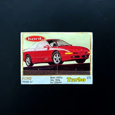 Снимка за обява „⭐ Картинка Turbo Турбо жълто 270 Ford Probe GT ⭐“