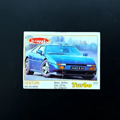 Снимка за обява „⭐ Картинка Turbo Турбо жълто 272 Venturi 260 Atlanta ⭐“