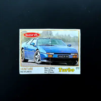 Снимка за обява „⭐ Картинка Turbo Турбо жълто 272 Venturi 260 Atlanta ⭐“
