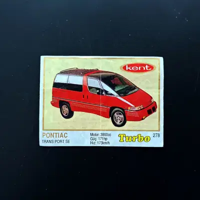 Снимка за обява „⭐ Картинка Turbo Турбо жълто 278 Pontiac Trans Port SE ⭐“
