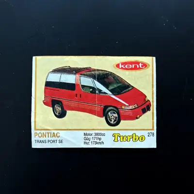 Снимка за обява „⭐ Картинка Turbo Турбо жълто 278 Pontiac Trans Port SE ⭐“