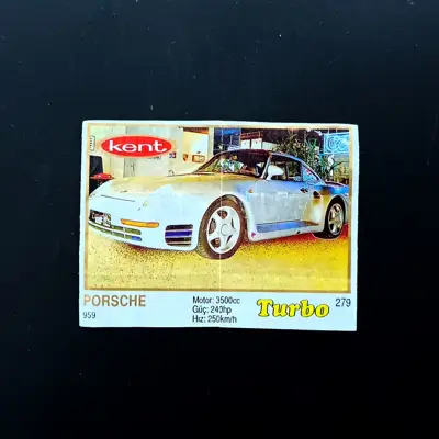 Снимка за обява „⭐ Картинка Turbo Турбо жълто 279 Porsche 959 ⭐“