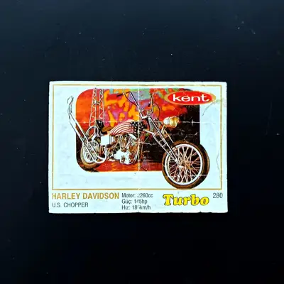 Снимка за обява „⭐ Картинка Turbo Турбо жълто 280 Harley Davidson U.S. Chopper ⭐“