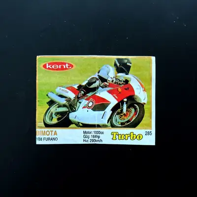 Снимка за обява „⭐ Картинка Turbo Турбо жълто 285 Bimota YB8 Furano ⭐“